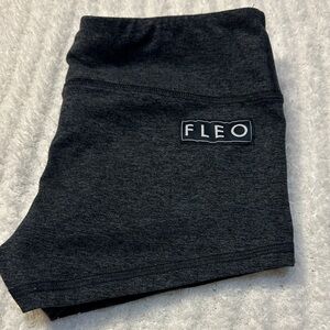 Fleo Charcoal Gray Workout Shorts